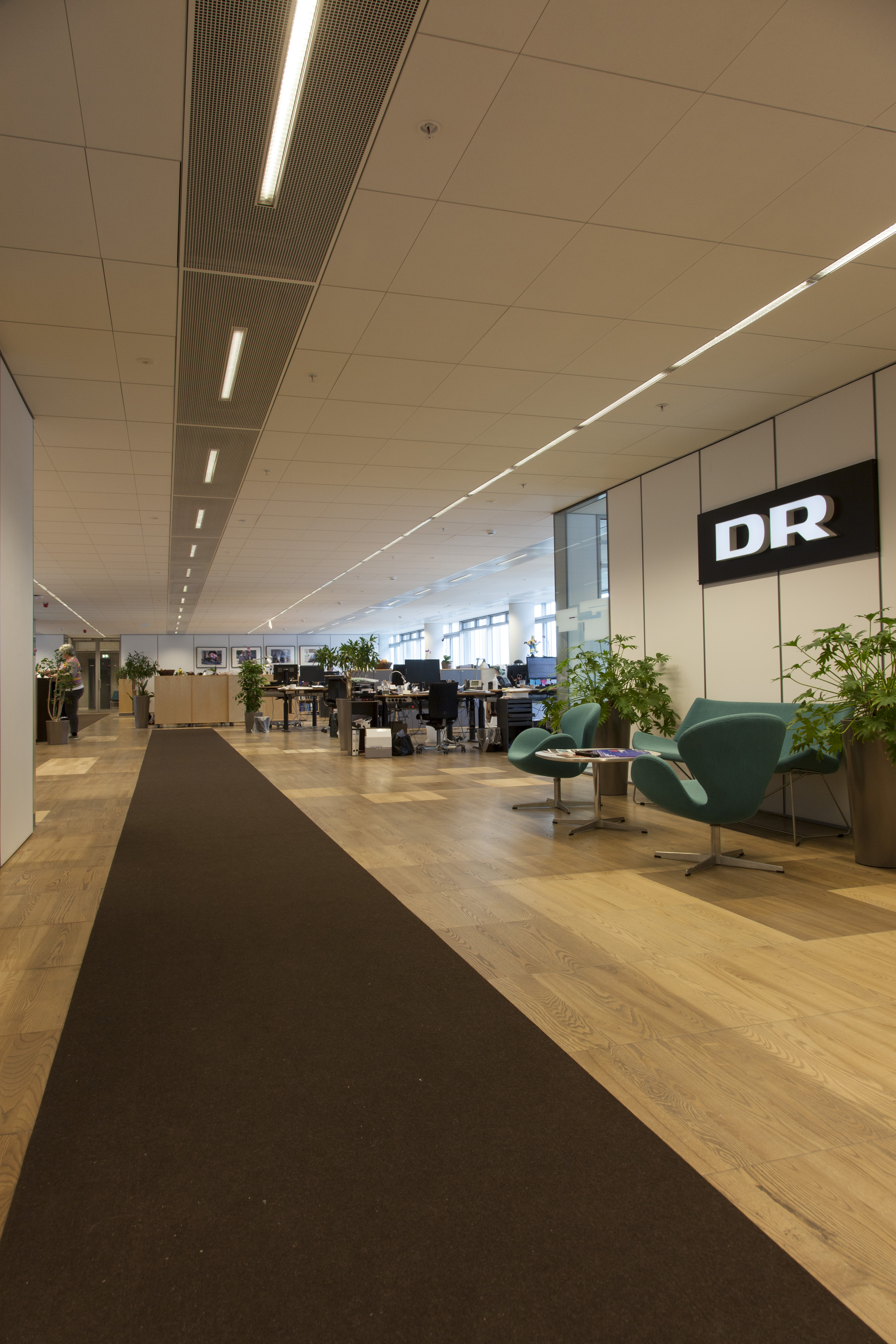 Fraster rød filt løber, DR byen (1)